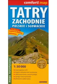 Tatry Zachodnie S�owackie i Polskie 1:30 000 mapa turystyczna laminowana