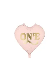 PartyDeco Balon foliowy Serce One 45cm