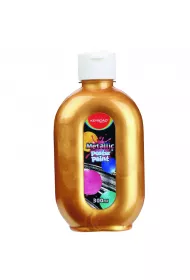 Farba plakatowa 300ml KEYROAD metaliczna z�ota 300 ml