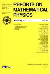 Reports on Mathematical Physics 93/2 2024