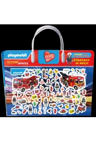 Stra�acy w akcji. Playmobil Action Heroes. Kocham nakleja�