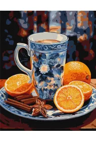 Ideyka Malowanie po numerach - Kawowa harmonia 40x50cm