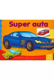 Super auta Malowanka z naklejkami 3-6 lat