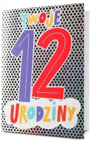 Karnet okazjonalny B6 z kopert� 12 Urodziny PAN DRAGON STAR-141