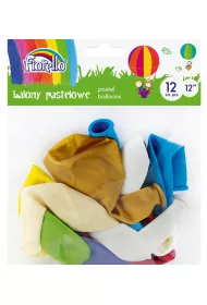 Fiorello Balony Pastel 12 cali