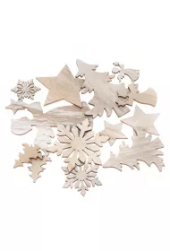 dpCraft Drewniane motywy �wi�teczne bielone