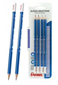 Pentel O��wek drewniany CB60T 2HB+22B-4B blister