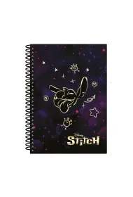 Patio Ko�obrulion B5 Disney Gold Stitch plastikowa spirala 100 kartek
