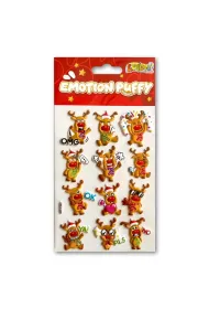 Penmate Naklejki puffy Emotion Reindeers