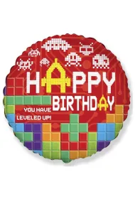 Flexmetal Balon foliowy Happy Birthday Bricks 46cm