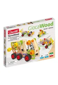 Zestaw konstrukcyjny Techo Wood Premium Pojazd * Quercetti