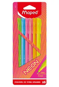 Maped Cienkopis Graph Peps neon 6 kolor�w
