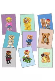 Narcissus Zeszyt PP TEDDIES A5 80g kratka 60 kartek