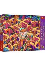 Puzzle 500 element�w Premium Weso�e Jamniki TREFL 37630