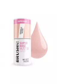 BrushUp! Super Base Must Be UV/LED baza hybrydowa do paznokci My Best Friend Sparkle Nude 5 g