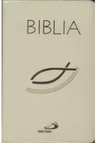 Biblia z rybk� z suwakiem ecru