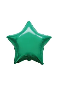 Balon foliowy Gwiazda zielona 45cm