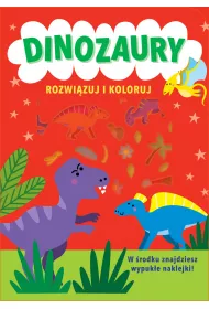 Rozwi�zuj i koloruj. Dinozaury