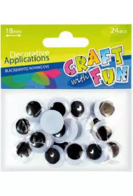 Ozdoba Oczy Craft with Fun 18 mm