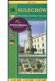 Sulech�w. Plan miasta