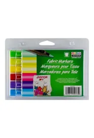 Marvy Markery tekstylne Brush 6 kolor�w