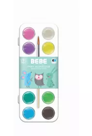 Interdruk Farby akwarelowe B&B Kids 12 kolor�w