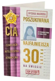 Yeku Karnet Urodziny 30 damskie poszukiwana