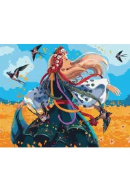 Ideyka Malowanie po numerach - Ukrai�ska kobiet 40x50cm