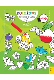 Kolorowy trening g�owy. Ogr�d