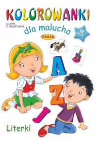 Kolorowanki dla malucha- Literki