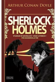 Sherlock Holmes studium w szkar�acie / znak czterech / pies baskerville�w Tom 1