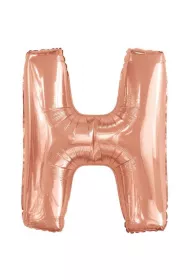 Amscan Balon foliowy litera H r�owe z�oto 67x86cm