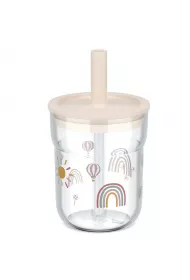 Mepal Szklanka dziecica ze somk Mio 250ml Sunshine & Rainbow 108023065245 250 ml