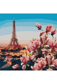 Ideyka Malowanie po numerach - Magnolie paryskie 50x50cm