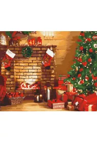 Twoje Hobby Malowanie po numerach - �wi�teczna przytulno�� 40x50cm