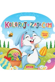 Koloruj z zajcem z naklejkami
