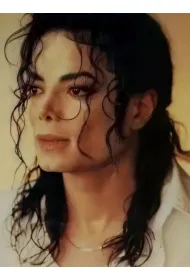 Norimpex Diamentowa mozaika - Michael Jackson z kr�conymi w�osami w bia�ej koszuli 40x30cm