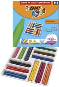 Bic Kredki wiecowe Kids Plastidecor Triangle 144 szt.