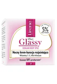 Lirene Effect Glassy nocny krem-kuracja rozjaniajca do twarzy 50 ml
