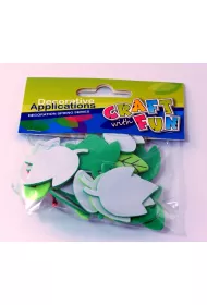 Craft with Fun Ozdoba samoprzylepna z pianki - ro�liny i biedronki