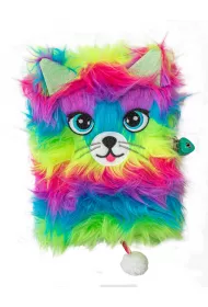 St. Majewski Pami�tnik z k��dk� 3D w�ochacz A5 Rainbow Cats 96 kartek