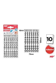 Mp Main Paper Naklejki cyferki 10mm 10 arkuszy