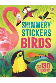 Shimmery Stickers Birds