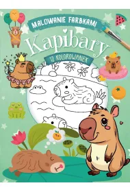 Malowanie farbkami. Kapibary