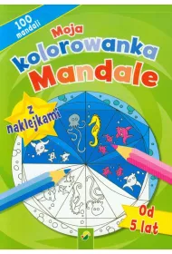 Moja kolorowanka z naklejkami Mandale