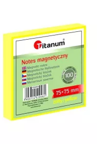 Titanum Notes elektorstatyczny ��ty 75x75mm 100 kartek