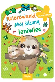M�j �liczny leniwiec. Kolorowanka z wykrojnikiem