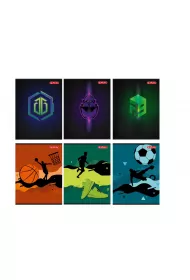 Herlitz Zeszyt A5 Games & Sport dwie linie 32 kartki 10 szt.