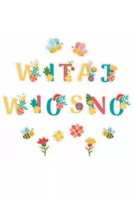 LearnHow Dekoracje okienne wiosrenne Witaj wiosno 19 szt.