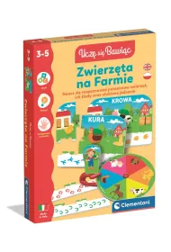 Zwierz�ta na farmie gra edukacyjna 3-5l CLEMENTONI 50433  CLM